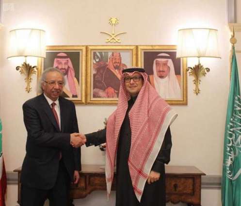 سفير خادم الحرمين الشريفين لدى لبنان يلتقي رئيس اتحاد المصارف العربية