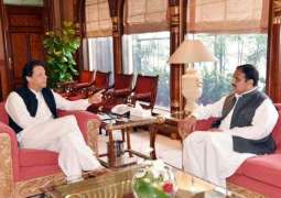 PM Imran meets CM Buzdar in Lahore