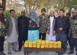 Man arrested for carrying 38kg of drugs from Quetta to Karachi