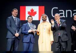 محمد بن راشد يكرم الفريق الكندي الفائز بجائزة التجربة الحكومية الأكثر ابتكارا عالميا