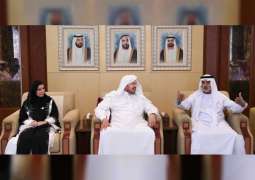 نهيان بن مبارك يستقبل وفد مجلس الشورى السعودي 