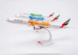"طيران الإمارات" تطرح نماذج طائرات تحمل شعار "إكسبو 2020"
