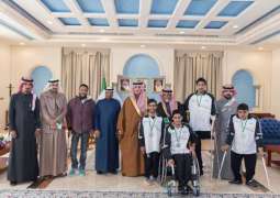 الأمير فيصل بن نواف يستقبل رئيس نادي الجوف لذوي الاحتياجات الخاصة