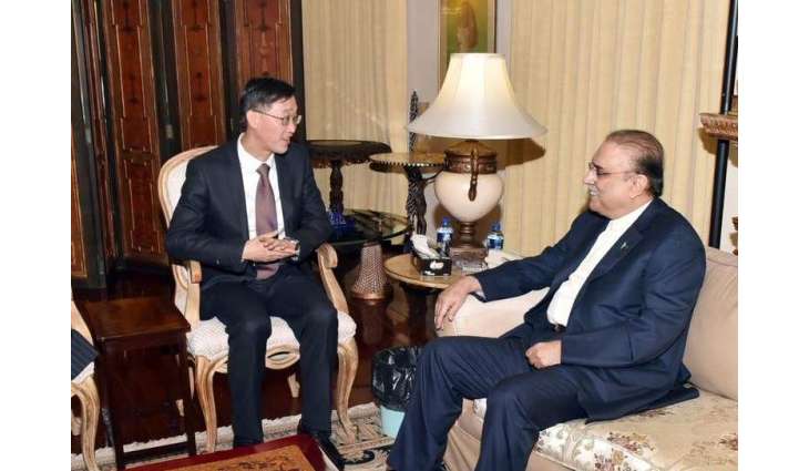 Chinese Ambassador called on President Zardari