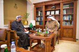 السفير مرداد يستقبل سفير سلطنة عمان لدى المملكة