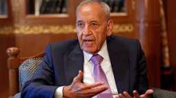 رئيس البرلمان اللبناني يتهم إسرائيل بالاستيلاء على الثروة النفطية