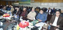 Masood urges ulema to strive for welfare society based on justice, equity