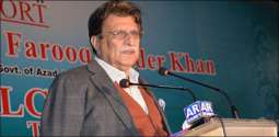 Azad Jammu and Kashmir Prime Minister Raja Farooq Haider Khan o terms Indias Pulwama attack allegation as baseless