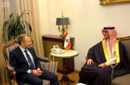 وزير الخارجية اللبناني يستقبل سفير المملكة لدى لبنان