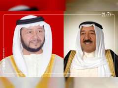 سلطان بن زايد يهنئ أمير الكويت باليوم الوطني وذكرى التحرير