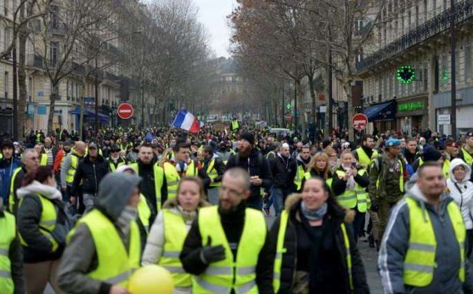 Over 20 People Detained During Yellow Vest Rally in Paris - Reports