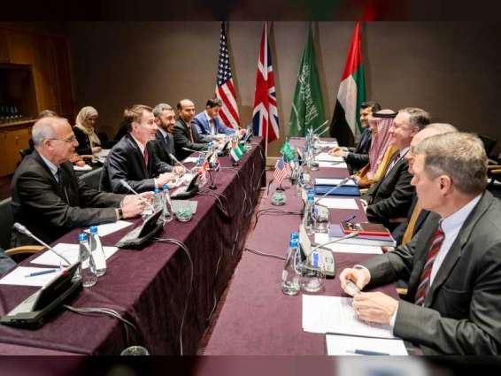 Abdullah bin Zayed participates in meeting of Quartet on Yemen in Warsaw