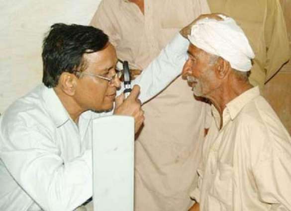 HUBCO holds free eye camp in Uthal, Lasbella district