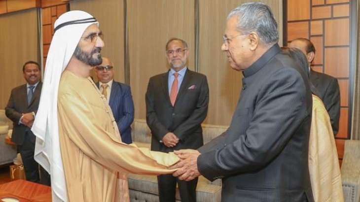 Mohammed bin Rashid receives Kerala's Chief Minister