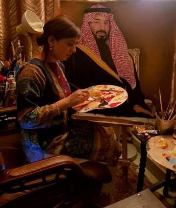 Pakistani artist makes Mohammed bin Salman’s portrait as special gift