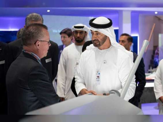 Mohamed bin Zayed tours IDEX 2019