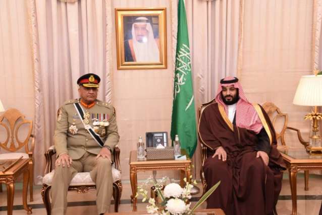 Mohammed bin Salman meets COAS Bajwa