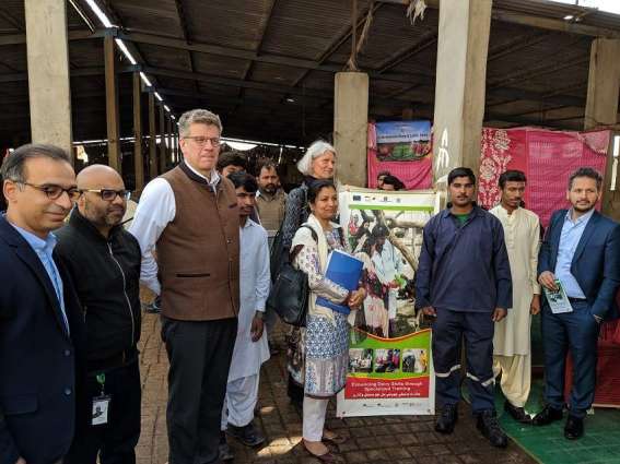 European Union Delegation visits Engro Foods beneficiary dairy farmer in Karachi