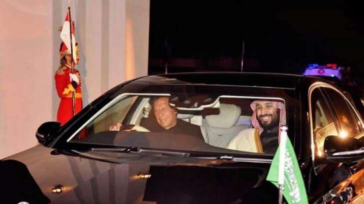 Prime Minister Imran Khan drives Saudi prince back to Nur Khan airbase