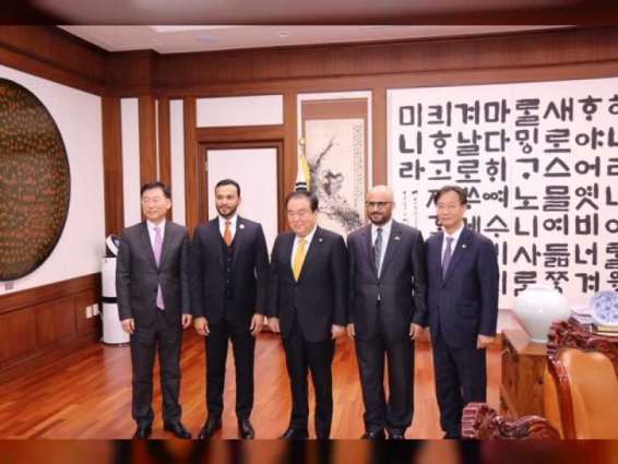 سفير الدولة لدى سيؤول يلتقي رئيس البرلمان الكوري