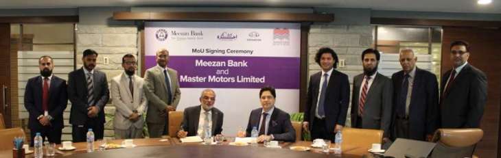 Meezan Bank and Master Motors Limited sign a Memorandum of Understanding for Promoting Master Motors Limited – Changan