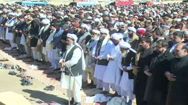 Funeral prayers of five siblings offered in Balochistan's Khanozai
