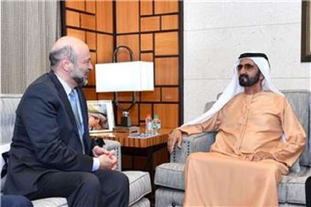 Mohammed bin Rashid receives Jordanian Prime Minister