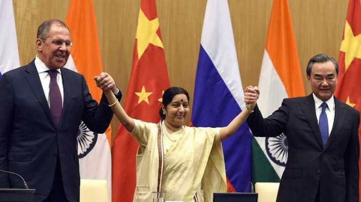China, Russia, India to strengthen cooperation after foreign ministers' meeting