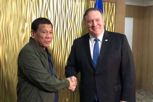 Pompeo, Philippine Leader Meet to Discuss North Korea, Counterterrorism - State Dept.
