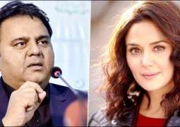  Information Minister Fawad Chaudhry slams Preity Zinta for  poking nose in issues beyond understanding 