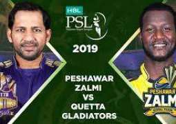 PSL-4: Quetta Gladiators set a target of 187 runs for Peshawar Zalmi