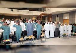 أحمد بن سعود المعلا يشهد الاحتفال باليوم العالمي للدفاع المدني في أم القيوين