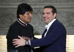 Morales Invites Greek Prime Minister Tsipras to Visit Bolivia
