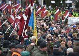 Over 1,000 People Took Part in Waffen-SS Veterans March in Latvian Capital on Saturday