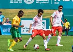 UAE Men’s Football Team Celebrate another victory at Special Olympics World Games Abu Dhabi 2019