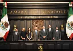 الجروان يلتقي وزيرة داخلية المكسيك ورئيس مجلس الشيوخ