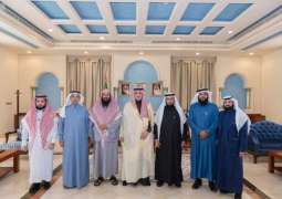 الأمير فيصل بن نواف يستقبل رئيس وأعضاء جمعية الجوف للإسكان الخيري
