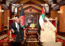 Mohammed bin Rashid receives Afghan President