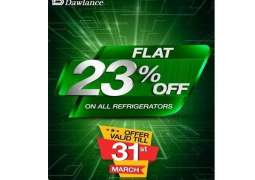 Dawlance offers 23% discount on all refrigerators to celebrate Pakistan Day