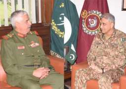 رئيس الحرس الوطني لمملكة البحرين يلتقي رئيس أركان الجيش الباكستاني