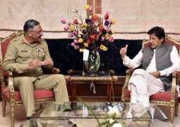 CJCSC, Service Chiefs calls on Prime Minister Imran Khan, discuss security situation
