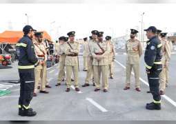 القائد العام لشرطة دبي يتفقد الإدارة العامة للنقل والإنقاذ