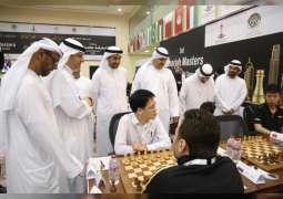 صقر القاسمي يفتتح بطولة الشارقة ماسترز للشطرنج 