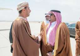 ممثل سلطان عُمان يصل الرياض