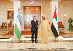 محمد بن راشد ورئيس أوزبكستان يبحثان علاقات الصداقة والتعاون بين البلدين
