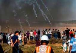 غارات إسرائيلية على قطاع غزة وسقوط صاروخ اطلق من القطاع داخل الأراضي الإسرائيلية