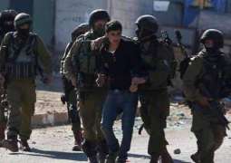Israeli forces arrest 13 Palestinians in West Bank