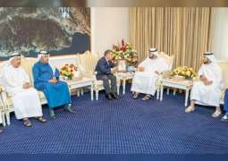 محمد بن حمد الشرقي يستقبل أعضاء اللجنة المنظمة لبطولة العالم لبناء الأجسام والفيزيك 2019