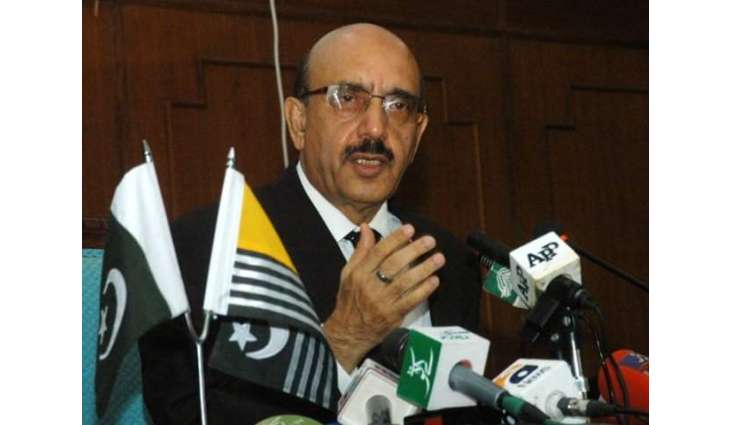Azad Jammu and Kashmir President AJK reviews relief efforts for LOC affectees