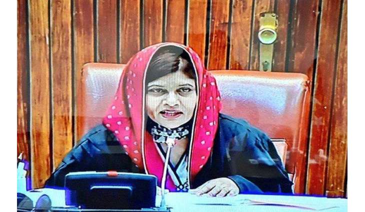 Krishna Kumari chairs Senate session on Women's Day